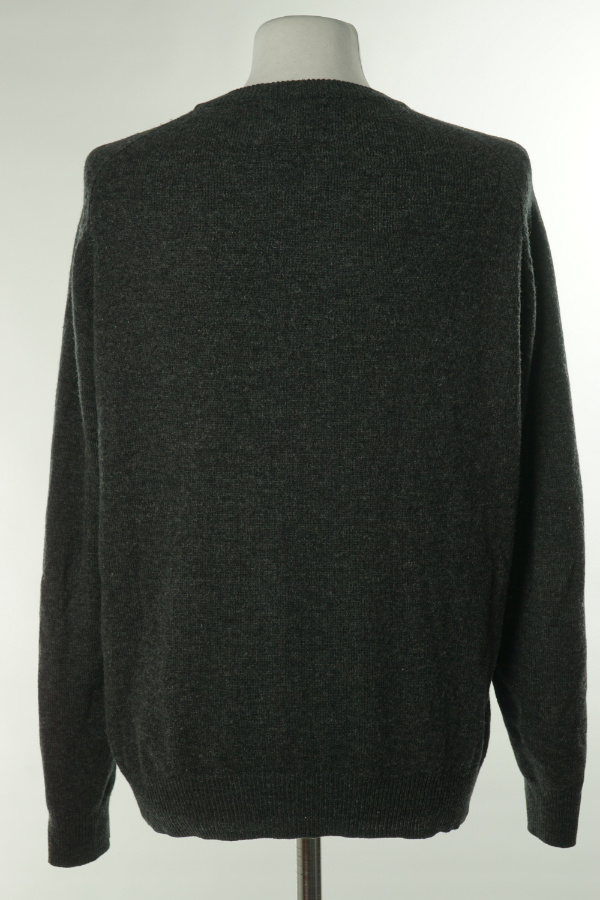 Sweter czarny melanż, 100% wełna, M&S - M&S zdjęcie 2