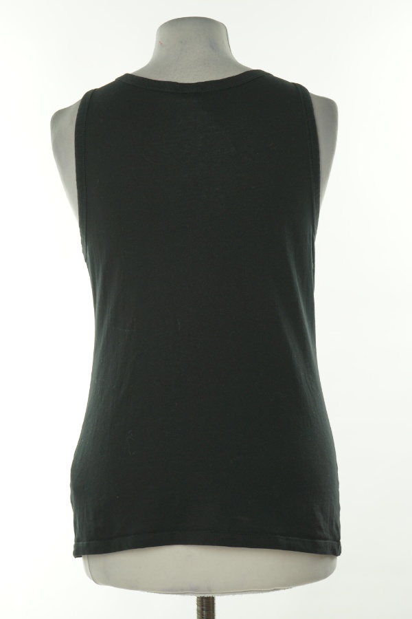 Koszulka czarna na ramiączkach, H&M - H&M zdjęcie 2