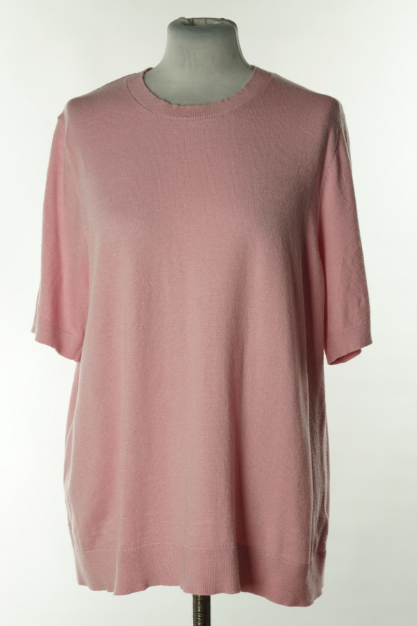 Bluzka sweterkowa różowa - TU zdjęcie 1