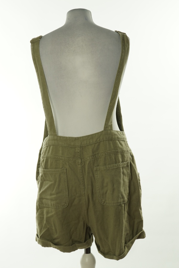 Ogrodniczki oliwkowe jeansowe - BOOHOO zdjęcie 2