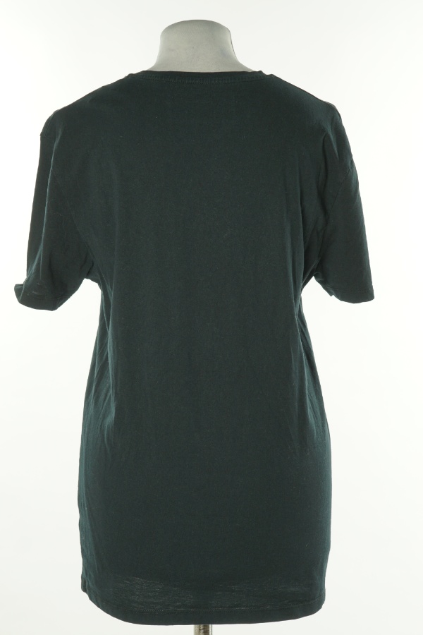 Koszulka czarna nadruk - ZARA zdjęcie 2