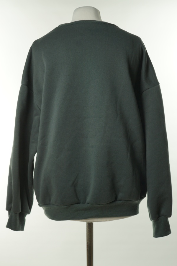 Bluza grafitowa z napisami - SHEIN zdjęcie 2