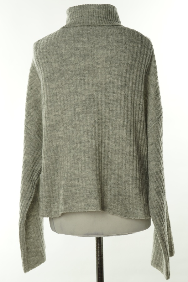 Sweter szary golf, H&M - H&M zdjęcie 2