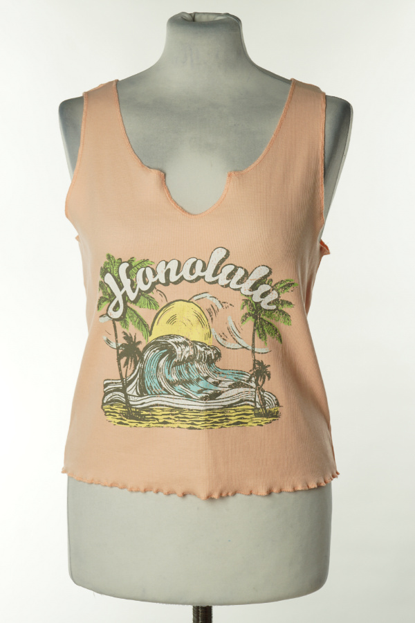 Koszulka pomarańczowa Honolulu - PRIMARK zdjęcie 1