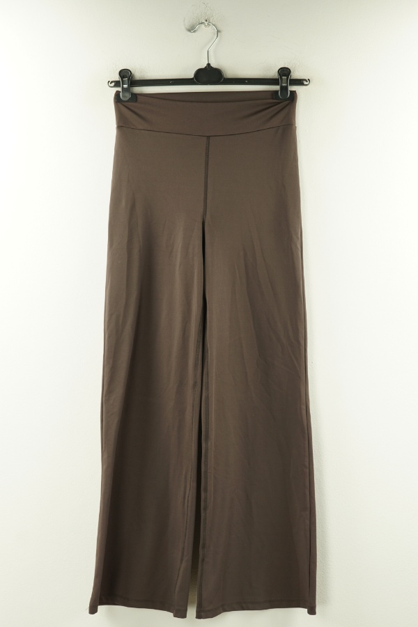 Spodnie brązowe z prostą nogawką - NEW LOOK zdjęcie 1