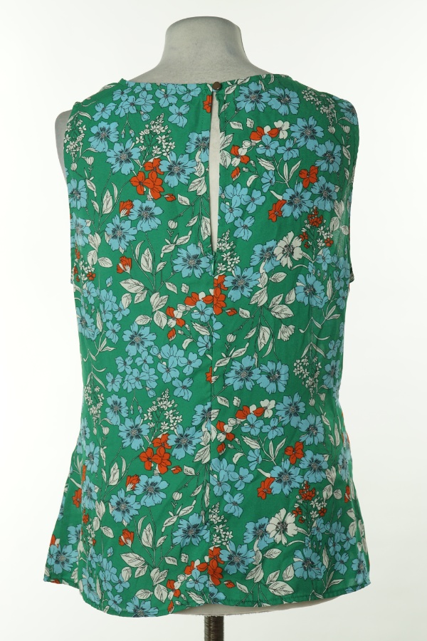 Bluzka zielona w kwiaty zdjęcie 2