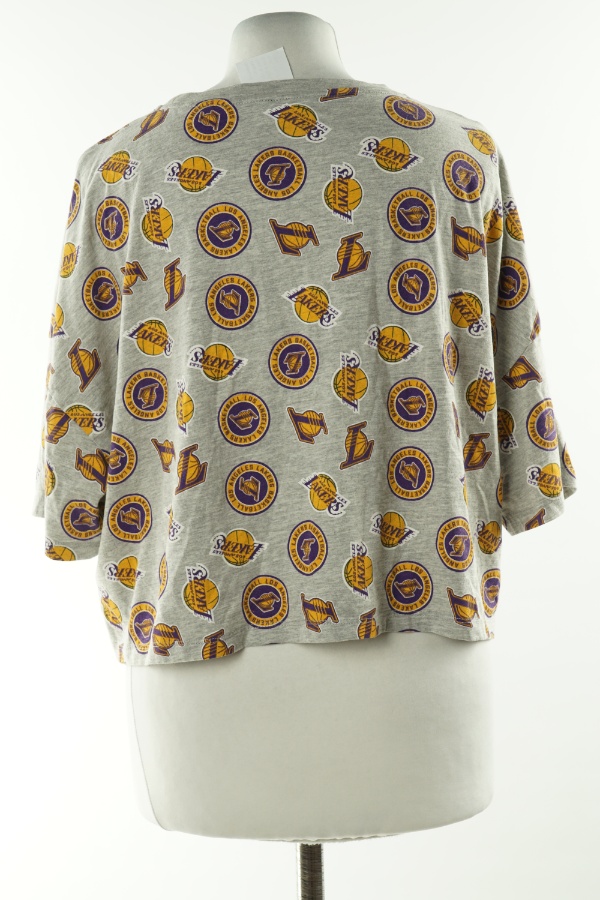 Koszulka szara logo drużyny koszykarskiej- LAKERS - PRIMARK zdjęcie 2