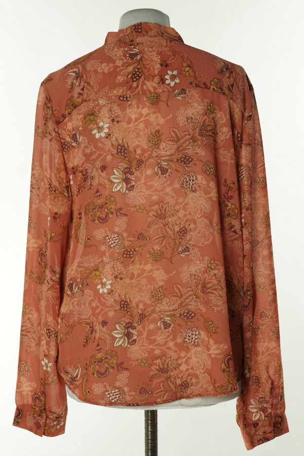 Koszula brudny róż w kwiaty - EMERSON zdjęcie 2