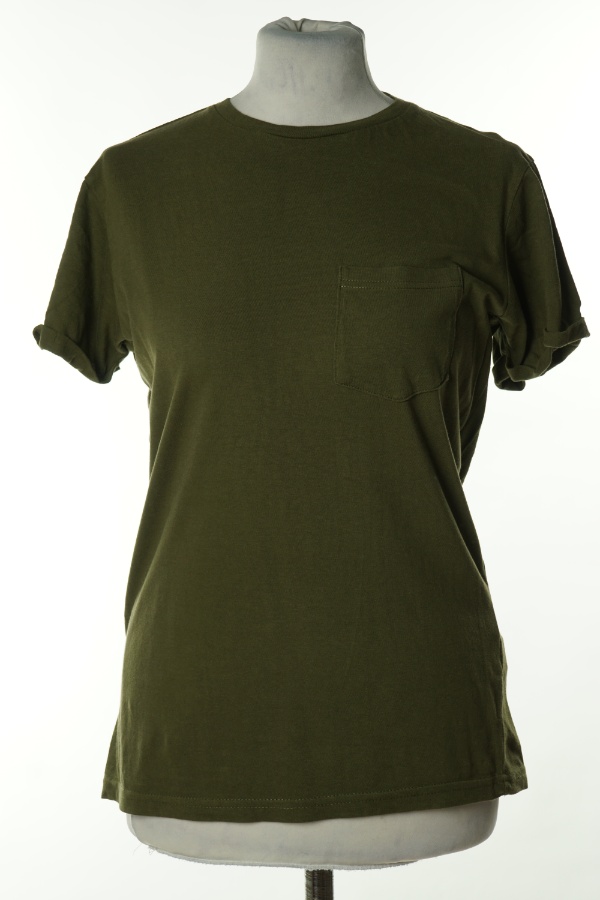 Koszulka zielona z kieszonką - INDUSTRIALIZE zdjęcie 1