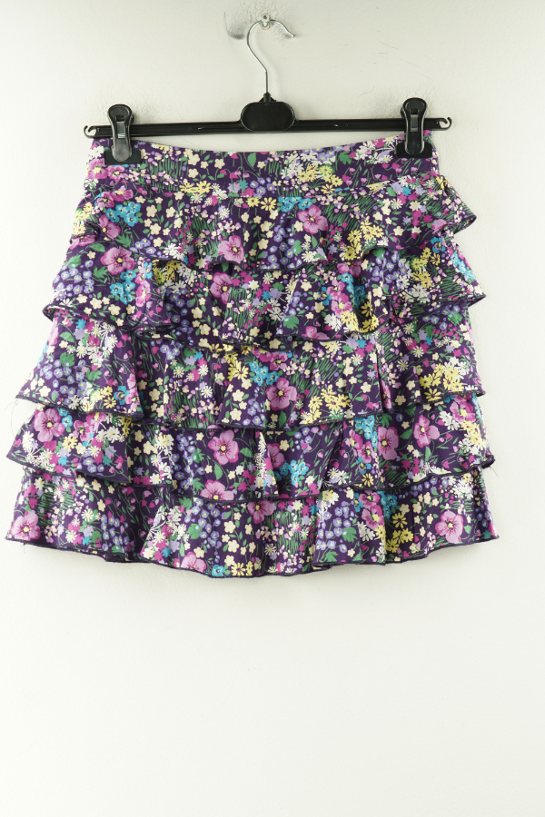 Spódnica fioletowa w kolorowe kwiaty - DOROTHY PERKINS zdjęcie 2