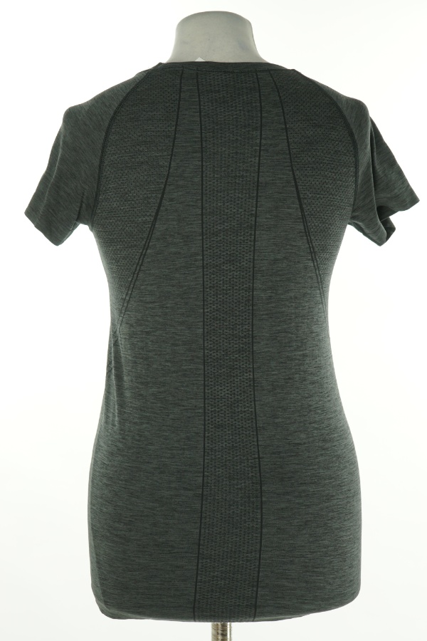 Koszulka ciemnoszara melanż - H&M zdjęcie 2