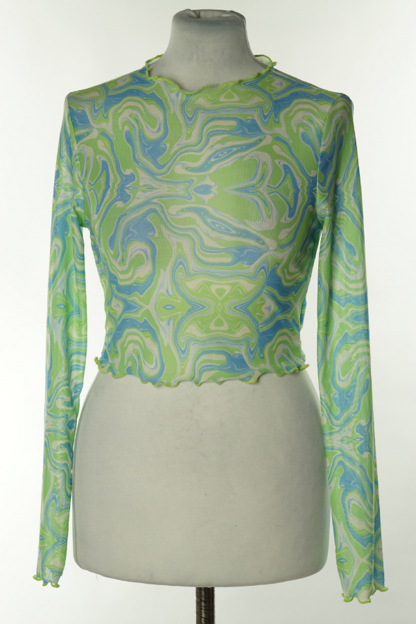 Top siateczkowy kolorowy - SHEIN zdjęcie 1