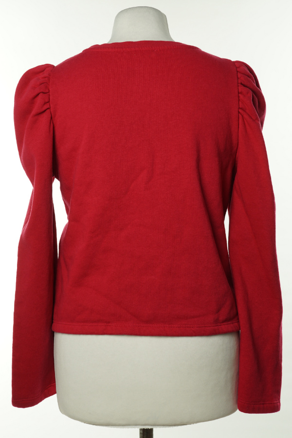 Bluza fuksjowa z bufkami na ramionach Zara - ZARA zdjęcie 2