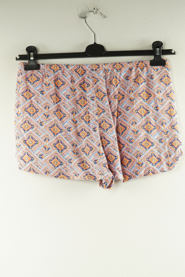 Krótkie spodenki kolorowe wzorzyste z pomponami, 100% wiskoza - PRIMARK zdjęcie 2