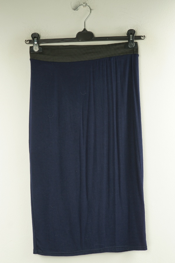 Spódnica granatowa - BRAK METKI Z NAZWĄ PRODUCENTA zdjęcie 1