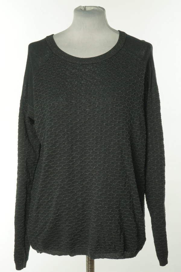 Sweter czarny połyskujący - NEXT zdjęcie 1