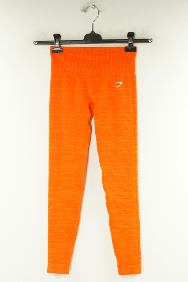 Legginsy 7/8 czerwone melanż - BRAK METKI Z NAZWĄ PRODUCENTA zdjęcie 1