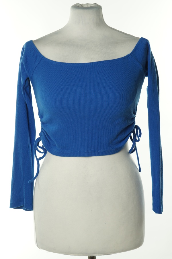 Top niebieski prążkowany - FB SISTER zdjęcie 1