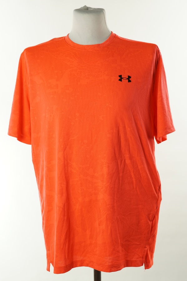 Koszulka sportowa neonowa pomarańczowa - UNDER ARMOUR zdjęcie 1