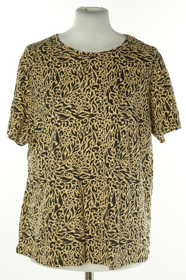 Koszulka beżowa w czarne cętki - DUNNES STORES zdjęcie 1