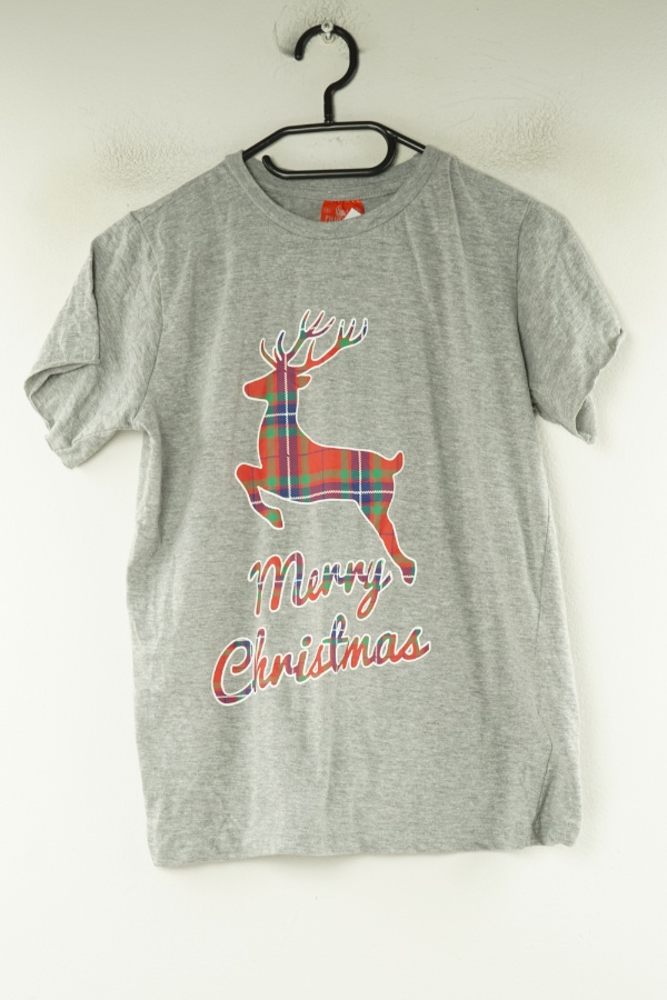 Bluzka piżamowa szara z motywem świątecznym - B&M RETAIL zdjęcie 1