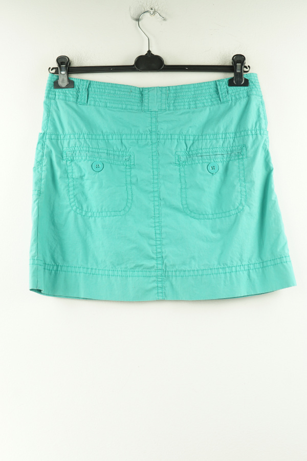 Spódnica zielona jeansowa H&M - H&M zdjęcie 2