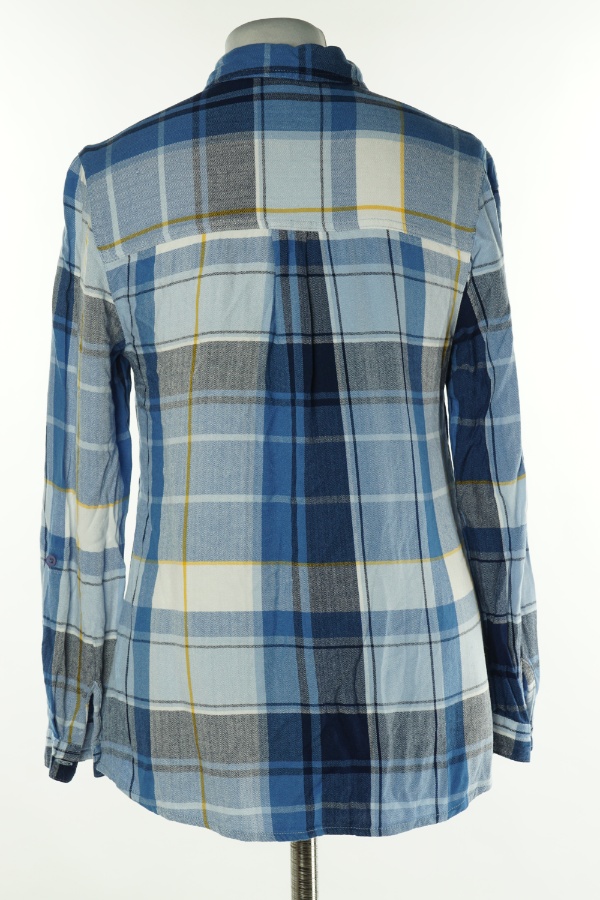 Koszula biało-niebieska w kratkę - TU zdjęcie 2