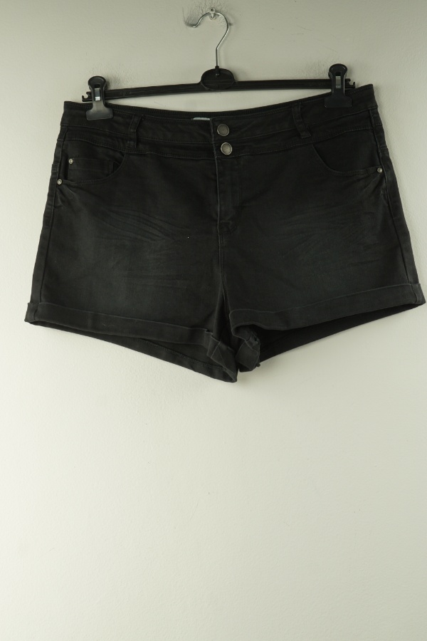 Krótkie spodenki czarne jeansowe - NEW LOOK zdjęcie 1