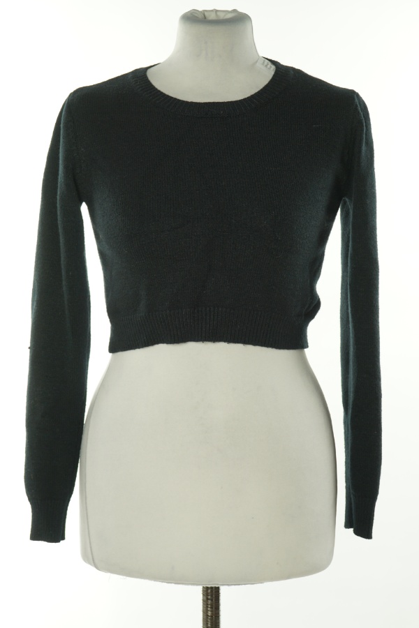 Sweter czarny krótki - SHEIN zdjęcie 1