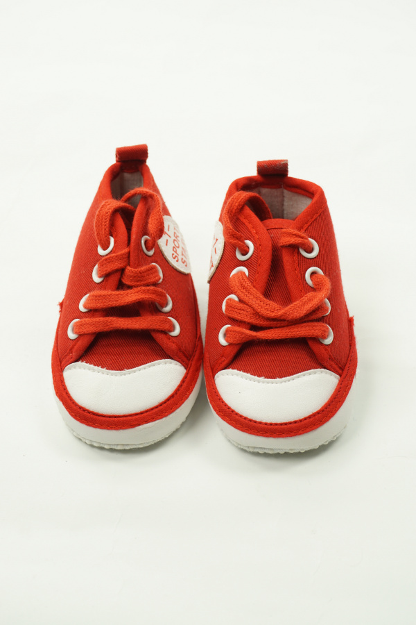Buty niechodki czerwone - CLEVER CLOGGS zdjęcie 2
