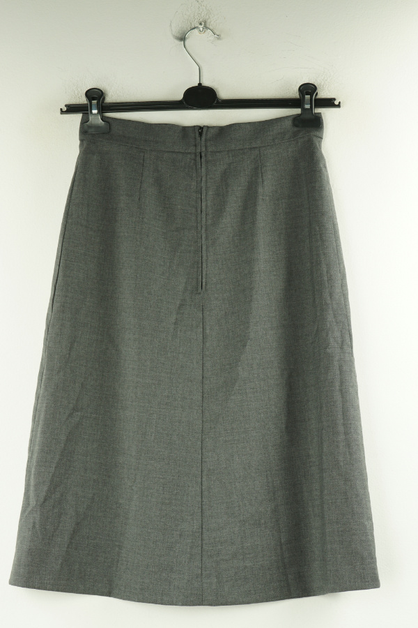 Spódnica szara z wełną (98%) - FILIPPA K zdjęcie 2