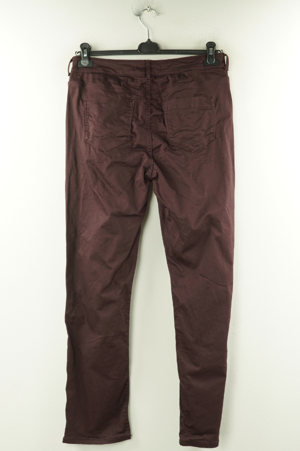 Spodnie bordowe jeansowe - DUNNES STORES zdjęcie 2