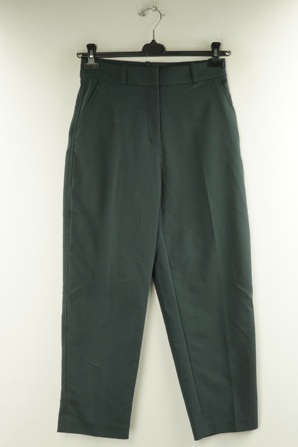 Spodnie 7/8 grafitowe z kantem - H&M zdjęcie 1