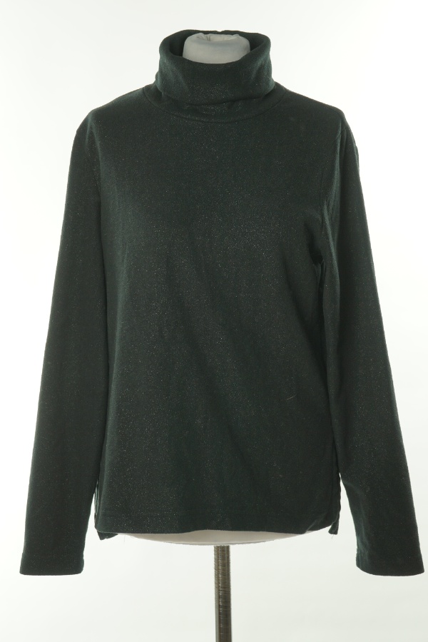 Bluza czarna golf - ACTIVE zdjęcie 1