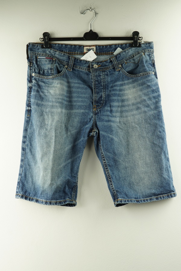 Krótkie spodenki niebieskie jeansowe - TOMMY HILFIGER zdjęcie 1