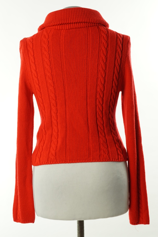 Sweter golf czerwony, ZARA - ZARA zdjęcie 2