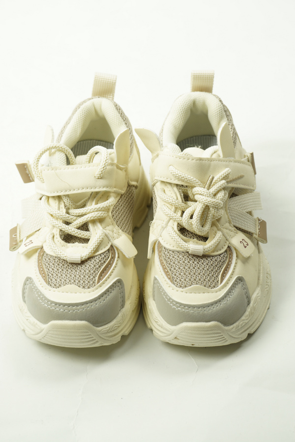 Buty sportowe beżowe - BRAK METKI Z NAZWĄ PRODUCENTA zdjęcie 2