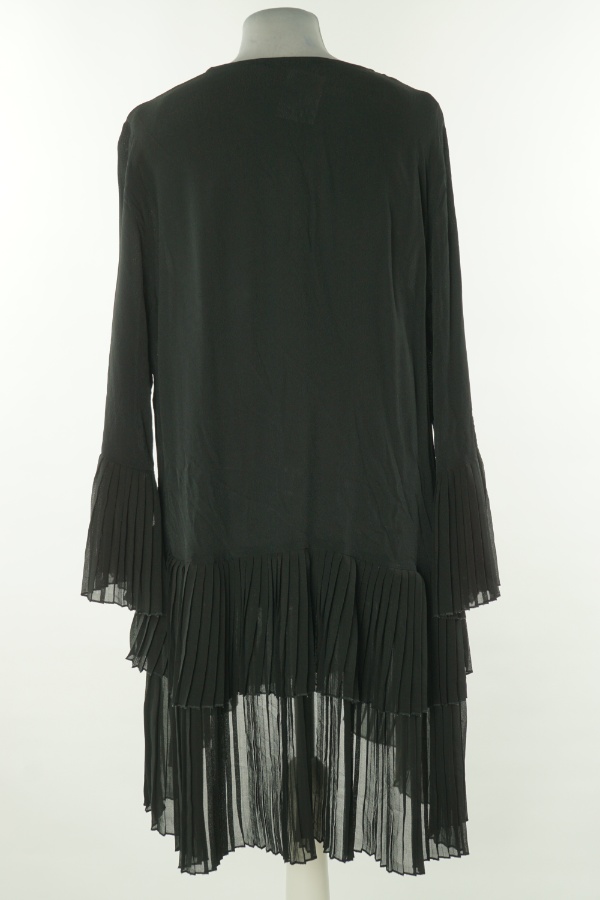 Tunika czarna z plisowanym dołem, ZARA - ZARA zdjęcie 2