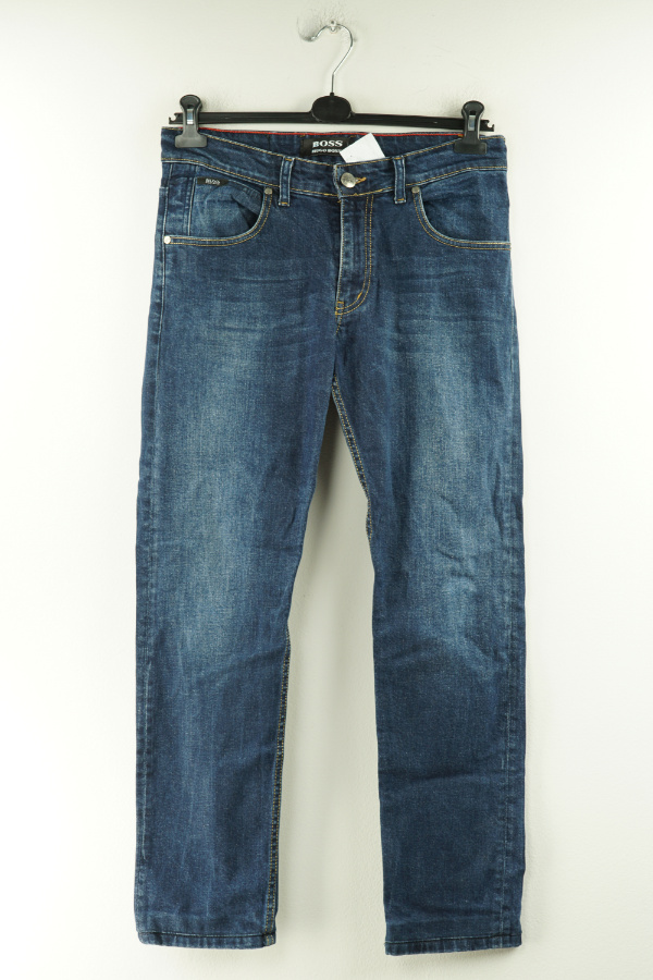 Spodnie granatowe jeansowe Hugo Boss - HUGO BOSS zdjęcie 1