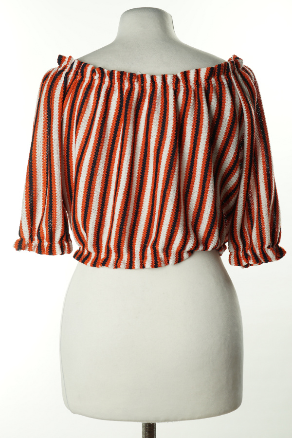 Top sweterkowy w paski - PULL & BEAR zdjęcie 2