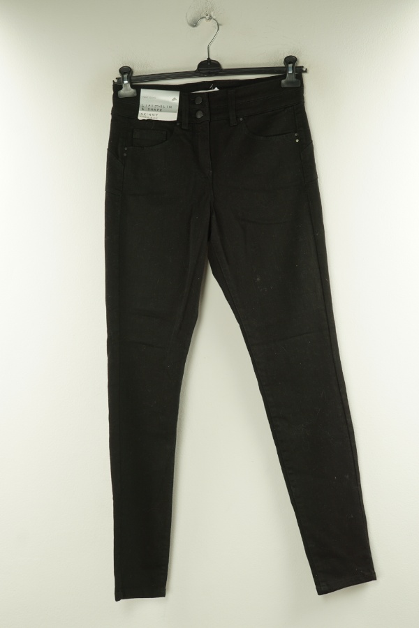 Spodnie czarne jeansowe, NEXT - NEXT zdjęcie 1