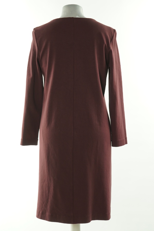 Sukienka bordowa z kieszeniami - H&M zdjęcie 2