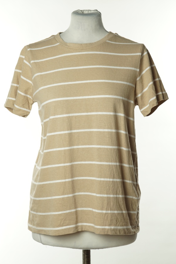 Koszulka beżowa w białe paski - PRIMARK zdjęcie 1