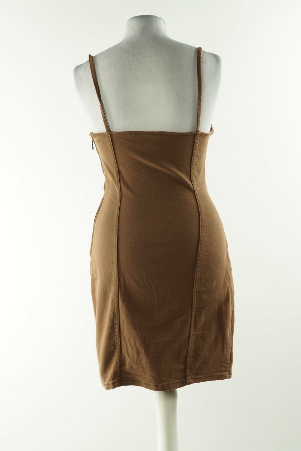 Sukienka brązowa jeansowa - H&M zdjęcie 2