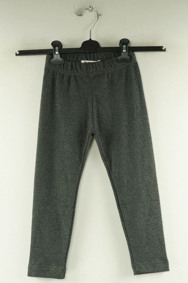 Legginsy szare prążkowane zdjęcie 1