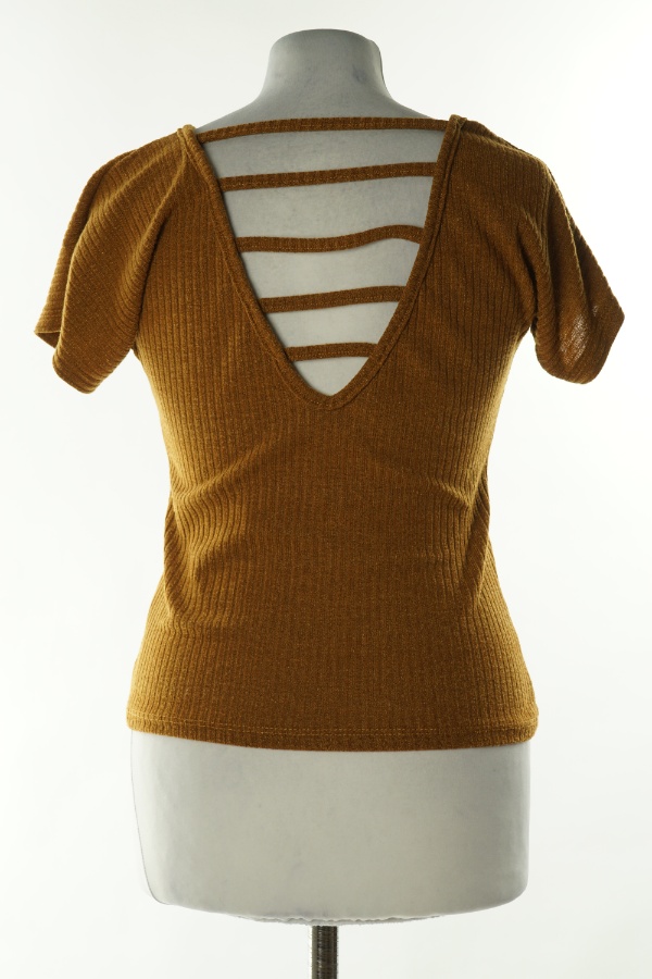 Bluzka sweterkowa brązowa - TUKKATUN zdjęcie 2