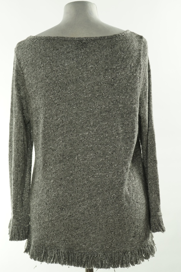 Sweter szary melanż - GINA TRICOT zdjęcie 2