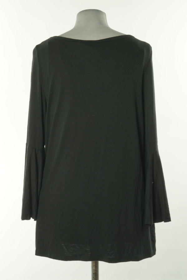 Bluzka czarna z lejącego materiału, H&M MAMA - H&M zdjęcie 2