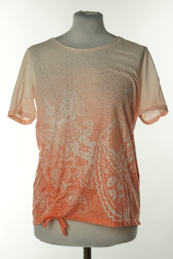 Koszulka pomarańczowo - biała - CECIL zdjęcie 1