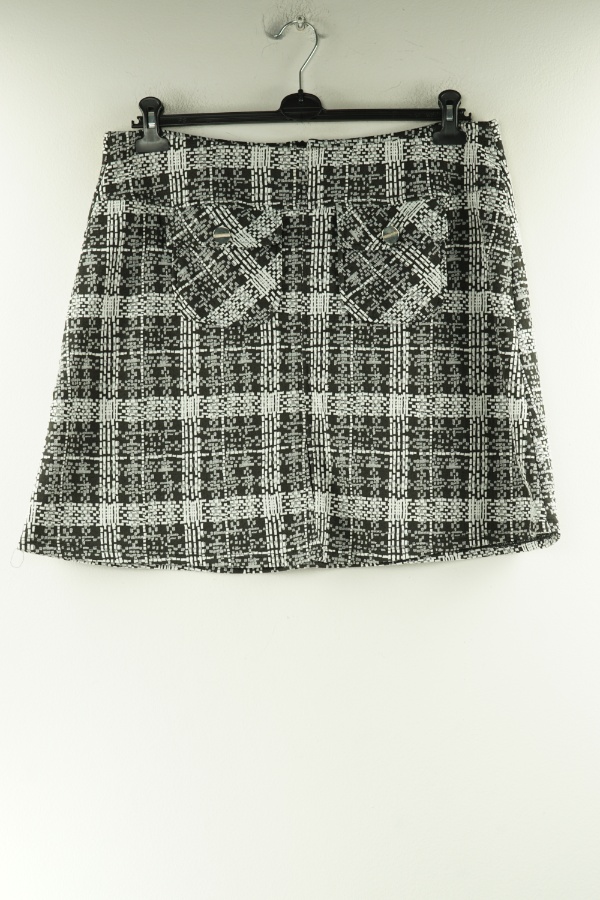 Spódnica czarna w białą kratkę - DOROTHY PERKINS zdjęcie 1